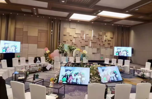 邯郸电视租赁 会议商用大屏设备现场安装