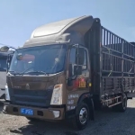 重汽 HOWO 轻卡的悍将载货车，货箱长度为 4.2 米，具备 150 马力
