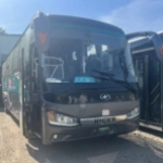 金龙牌 KLQ6858 苏州金龙客车，46 座营运车型，采用宁德时代的电池