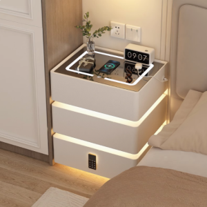 法式悬浮床头柜，优雅与实用的完美融合