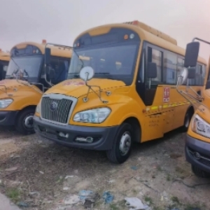 出售宇通 ZK6128HQB5Y 二手校车，座位数为 19 座和 56 座